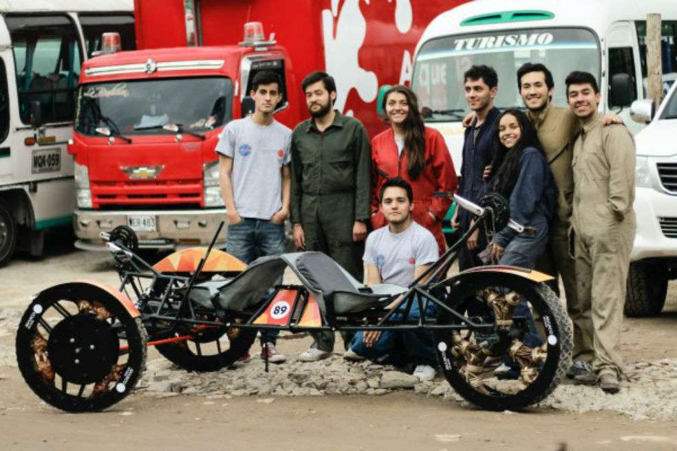 El equipo que construyó a Marco / Cortesía Giovanni Viteri