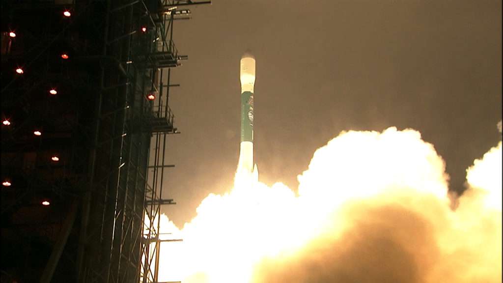 Después del aplazamiento de ayer por una incidencia en la secuencia automática del lanzamiento, hoy sí, el satélite Cheops despegó. / Imagen de referencia - Nasa