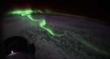 El video de una increíble aurora austral captada por una astronauta desde el espacio