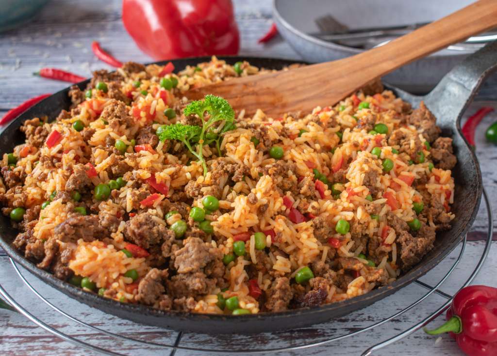 Arroz con chicharrón
