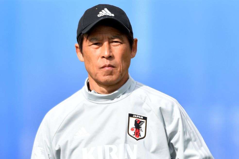 Akira Nishino, exfutbolista de 63 años de edad. Ahora es el técnico de Japón. / AFP