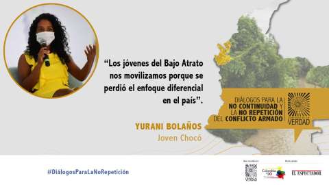 “Los jóvenes nos movilizamos porque se perdió el enfoque diferencial en el país”