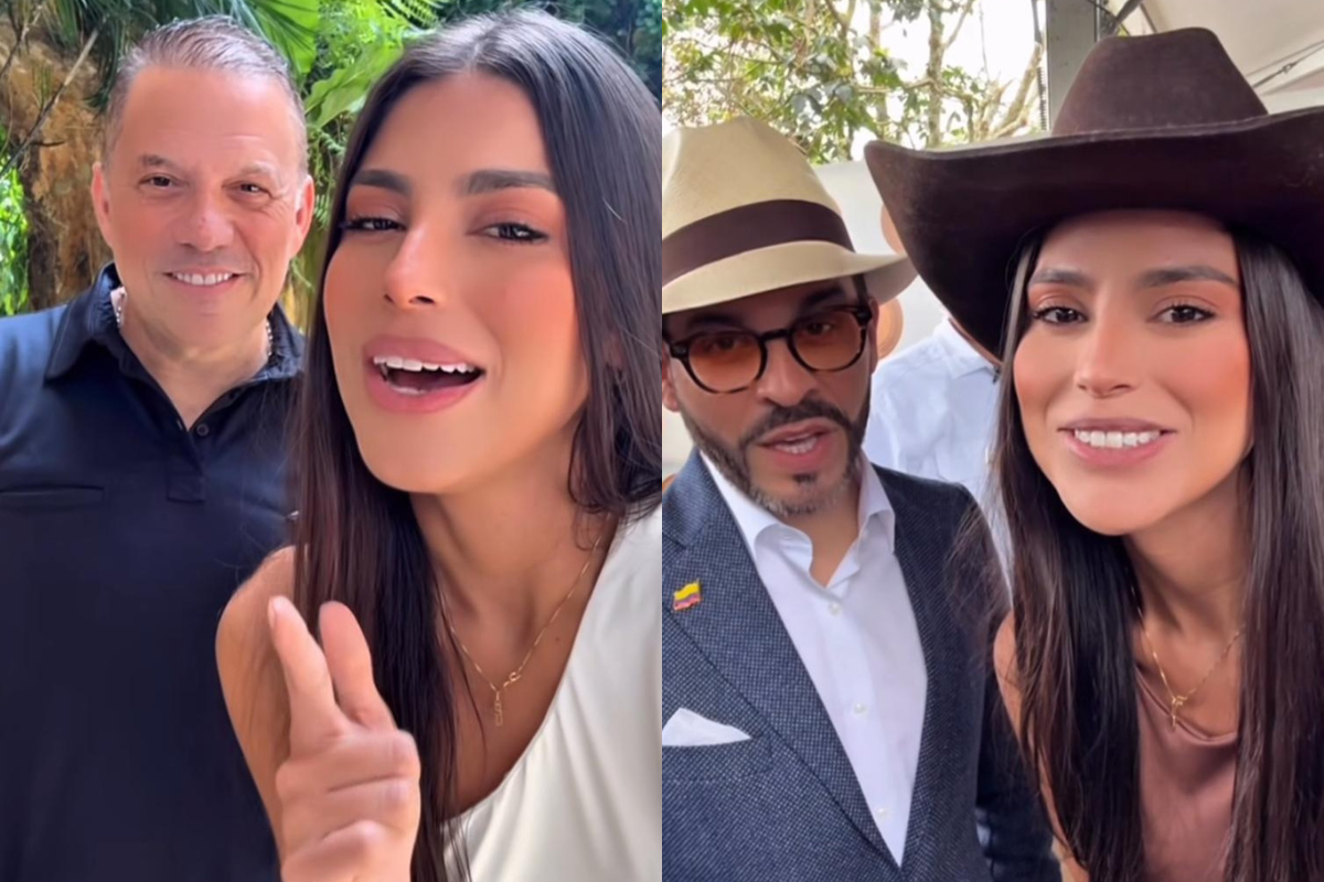 El video de la exreina de belleza Laura Gallego con Santiago Botero (izq.) fue publicado el pasado 2 de agosto, mientras que el que hizo con Abelardo de la Espriella salió el 19 de ese mismo mes.