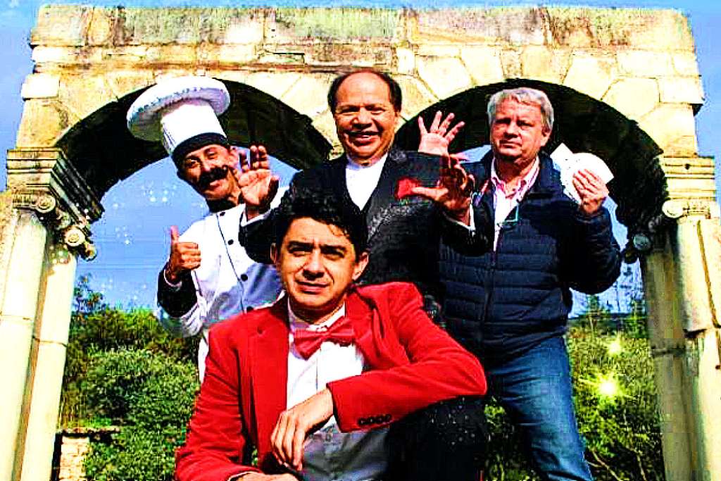 Monsieur Champignon, Gustavo Lorgia, Camilo Pradilla y Boris Bedoya (abajo) se presentan en El Pórtico los domingos.