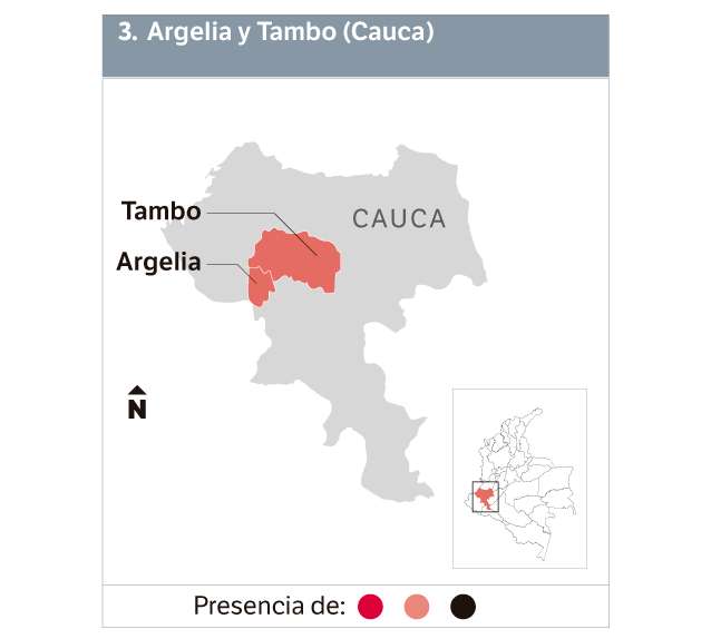 Datos entregados por el Observatorio de DD.HH. y conflictividades de Indepaz.