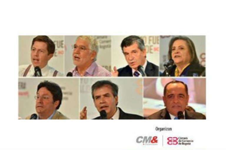 Candidatos a la alcaldía de Bogotá pasan al tablero en debate en CM&