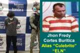 En operaciones militares murió “Culebrito” y fue capturado “Jorge”, señalados jefe del Eln