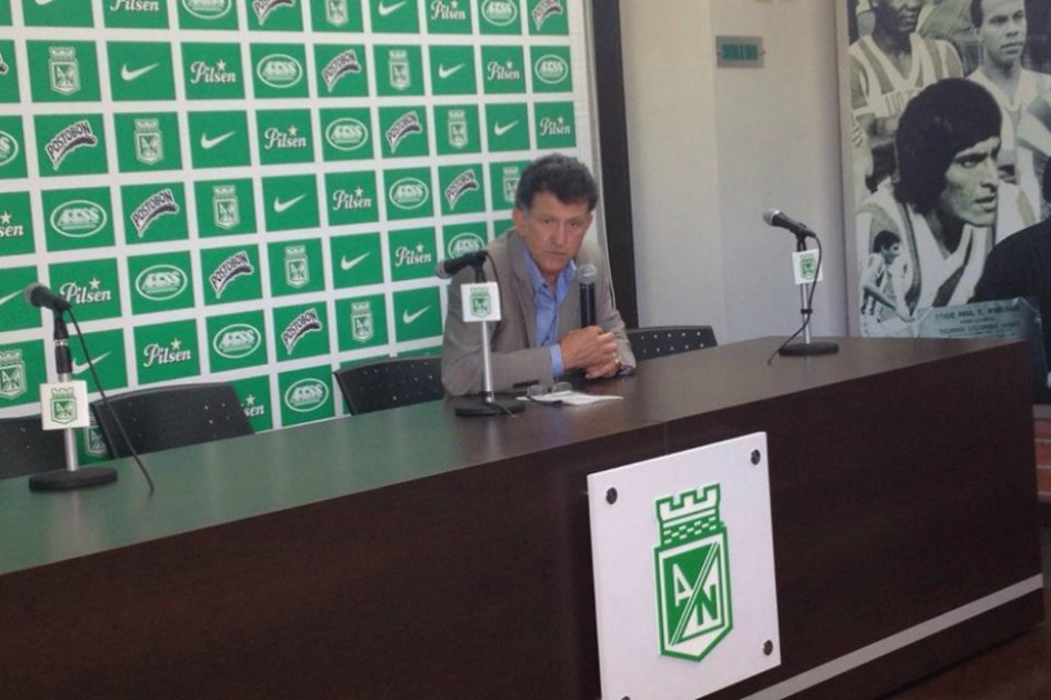 Juan Carlos Osorio, técnico de Atlético Nacional. Foto: Gloria Bejarano, Medellín