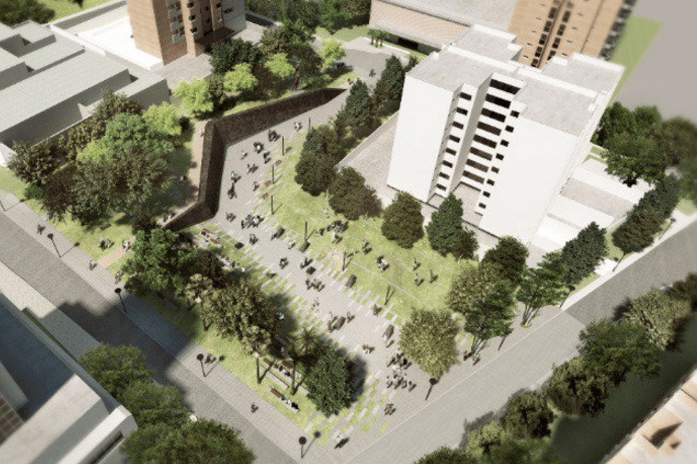 La nueva obra será entregada, de acuerdo con la alcaldía, en noviembre de 2019. / Twitter Alcaldía de Medellín
