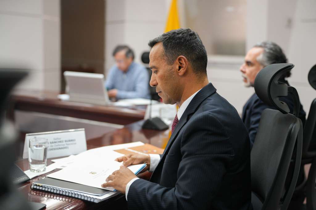Ministros designados de Defensa, Pedro Sánchez, y del Interior, Armando Benedetti.