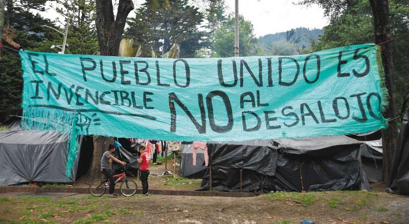 Los indígenas decidieron que no permitirán el proceso de caracterización de quienes se encuentran en este sector, dado que no se encuentran dispuestos a retornar a sus departamentos de procedencia.