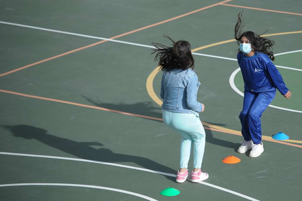 Niños;Colegios;Tapabocas;Clases