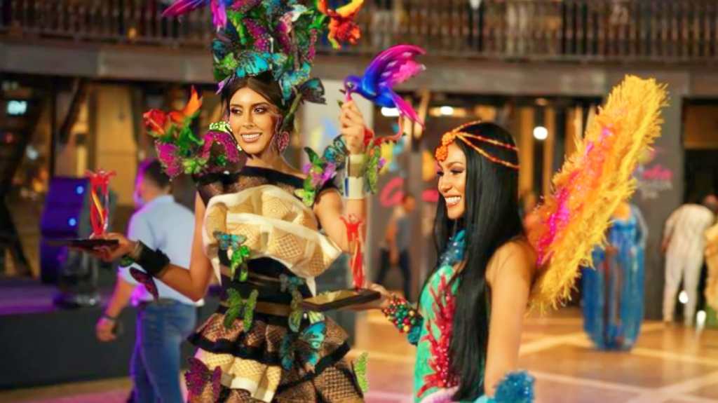 Nariño y Sucre son las ganadoras del 'Traje artesanal' en el Concurso Nacional de belleza 2022.