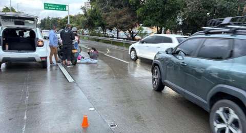 Movilidad hoy: choque entre camioneta y motociclista afecta la calle 26