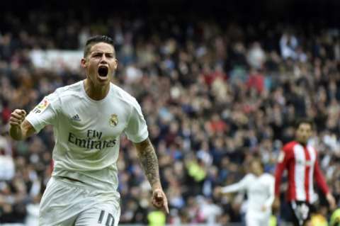 James marcó gol en triunfo de Real Madrid sobre el Athletic de Bilbao