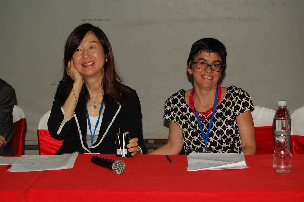 Yasuko Takezawa, Directora Instituto de Humanidades, Universidad de Kyoto, Kyoto (Japón), y Graziella Moraes D. Silva, PERLA, Brasil, Rio de Janeiro. UFRJ (Departamento de Sociología). /Cortesía