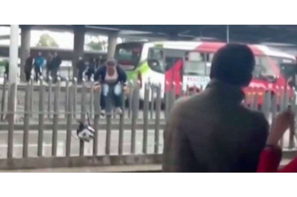 Captura de pantalla a video difundido por Noticias Caracol