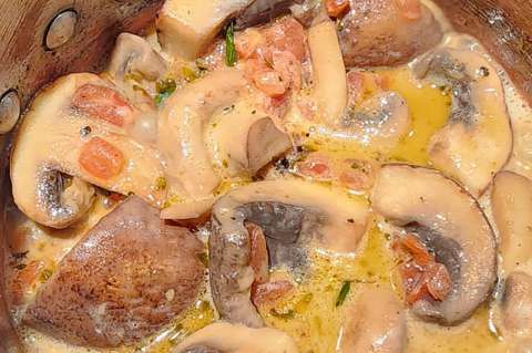 Receta para preparar champiñones a la provenzal
