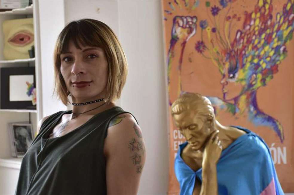 Katalina Ángel decidió transformar su experiencia traumática en activismo para luchar por los derechos de las personas LGBT privadas de la libertad en Colombia. En mayo de 2018 su voz y su experiencia fueron escuchadas en una audiencia de la Comisión Interamericana de Derechos Humanos en República Dominicana. / Ana María Castro - Agencia Anadolu