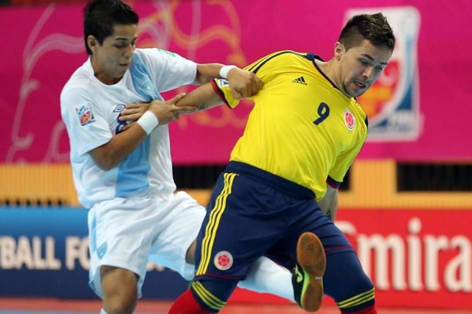 Acción de juego del Colombia vs Guatemala. Foto tomada de es.fifa.com