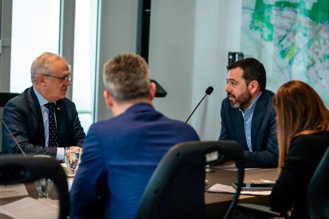 PTAR Canoas y migración: temas que Galán busca potenciar con el gobierno francés