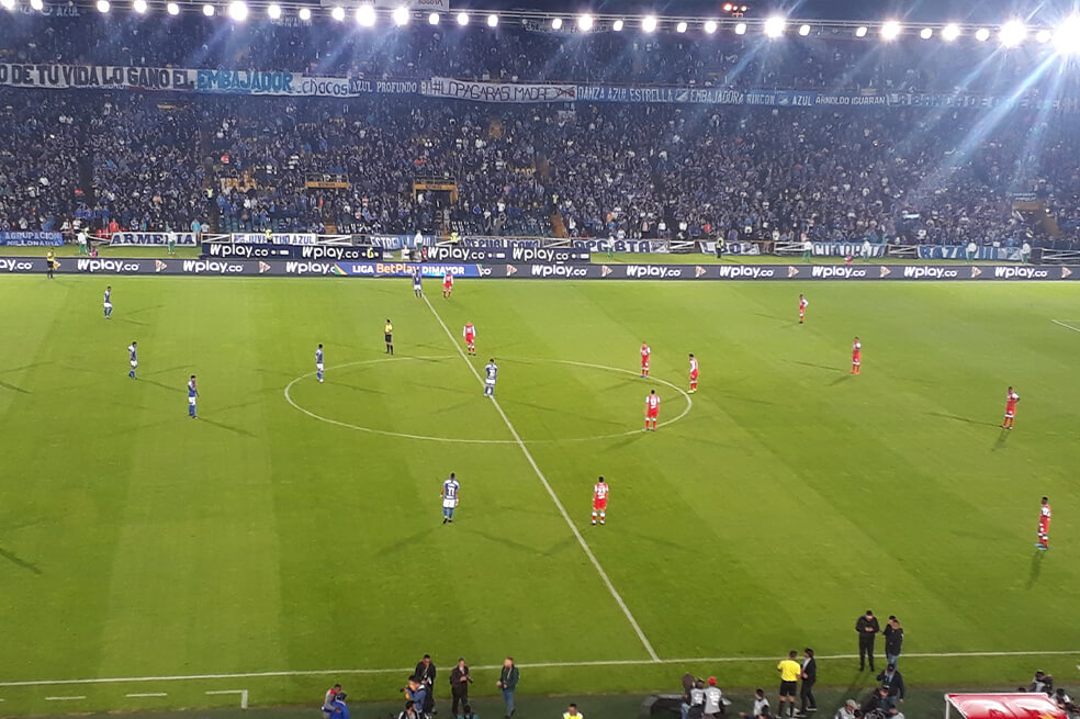 Millos y Santa fe jugaron en el estadio El Campín el clásico 300 de su historia, ante 25 mil hinchas. Terminó 0 a 0, el empate número 112. / Fotos: Nelson Fredy Padilla