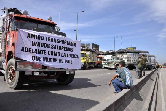 Transportadores de carga podrían entrar en paro