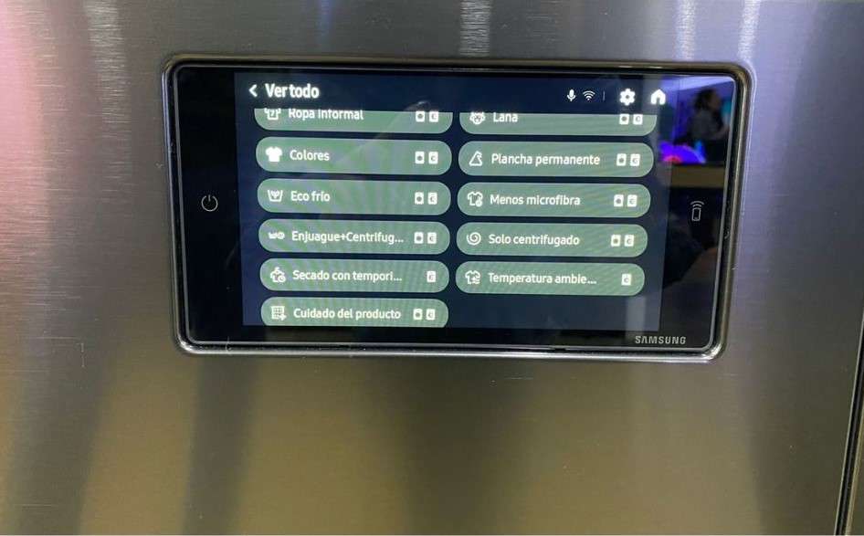 centro de control intuitivo para gestionar su lavado y añadir simplicidad a las rutinas de lavado y secado