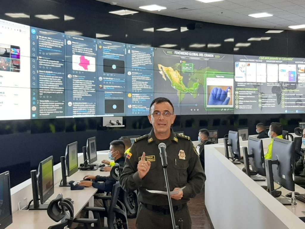 Mayor general Jorge Luis Vargas - director general de la Policía Nacional