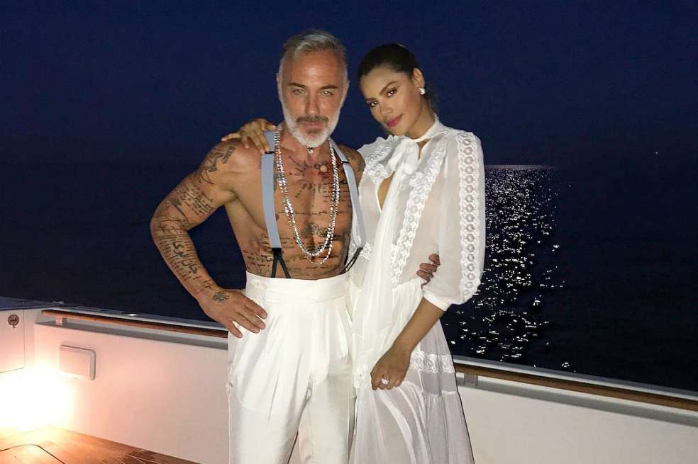 Gianluca Vacchi y Ariadna Gutiérrez. / Tomada del Instagram de Gianluca Vacchi