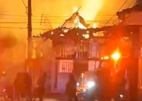 Incendio en Cali, que acabó con un inquilinato, dejó una persona muerta