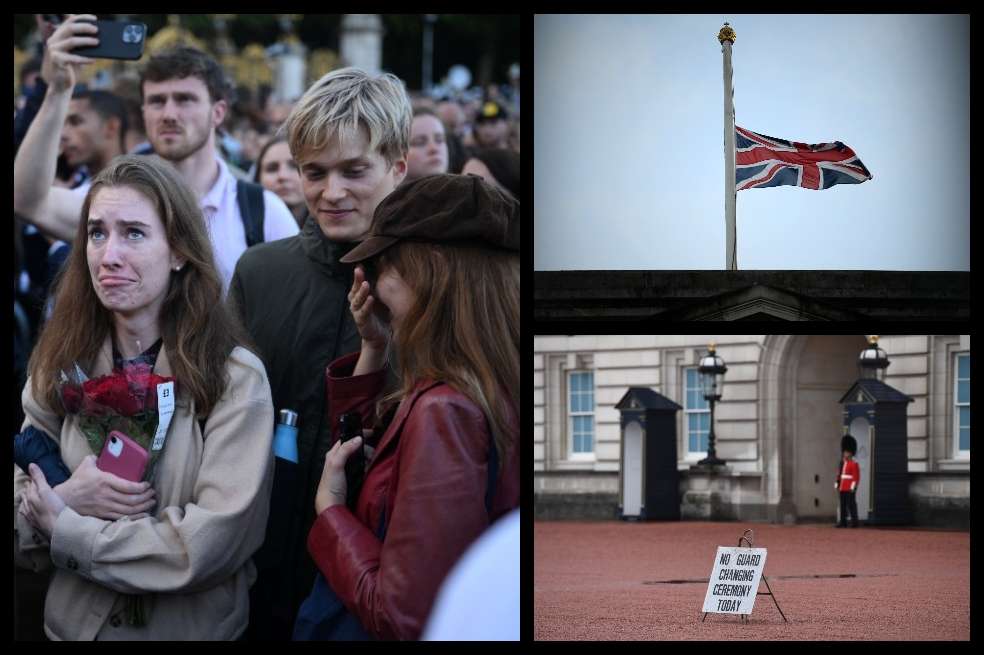 "La Reina murió pacíficamente en Balmoral esta tarde", anunció el Palacio de Buckingham.
