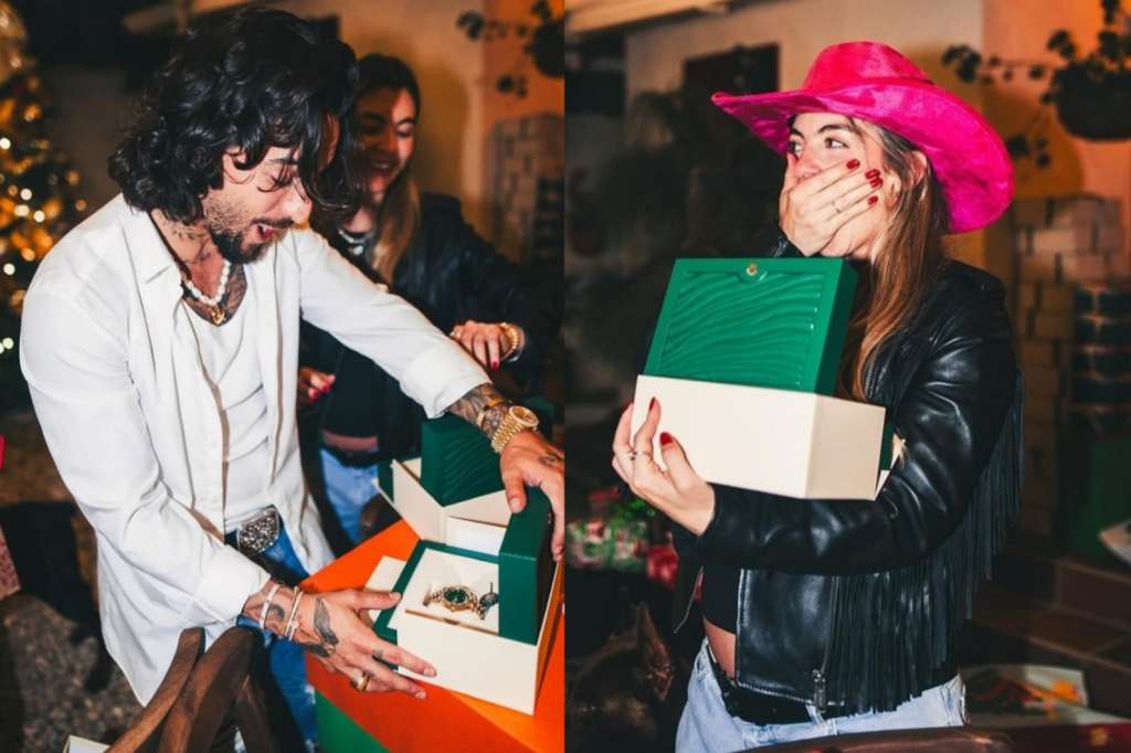 Maluma y sus regalos de Navidad