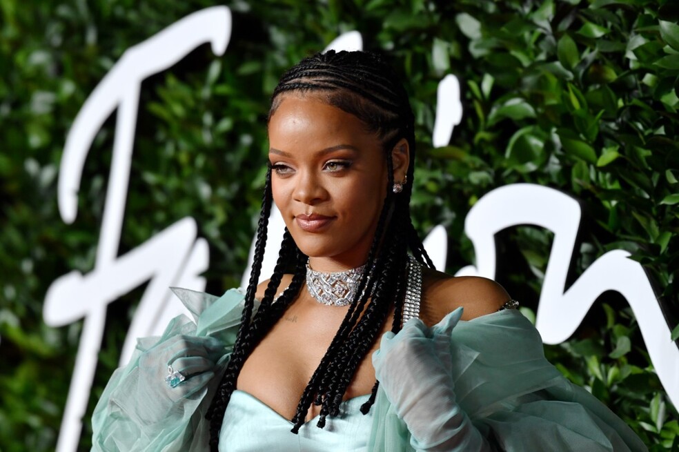 La cantante Rihanna en una gala