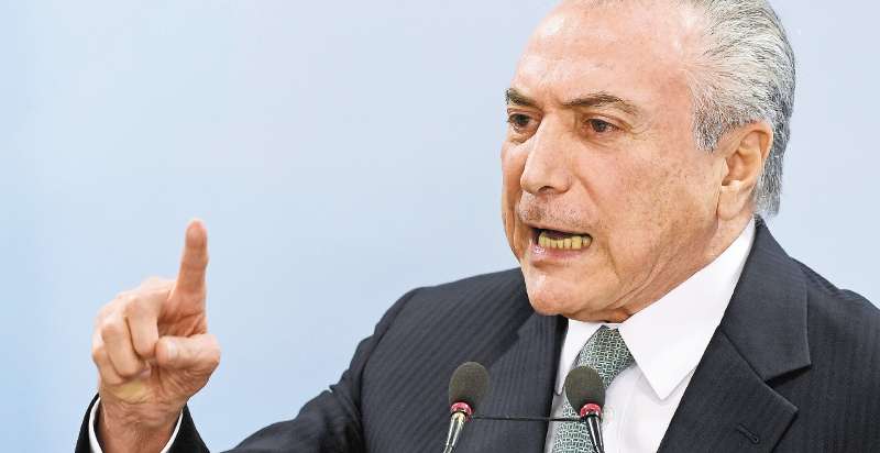 Michel Temer, de 76 años, asumió la Presidencia de Brasil el 31 de agosto de 2016, para reemplazar a Dilma Rousseff, destituida. / AFP
