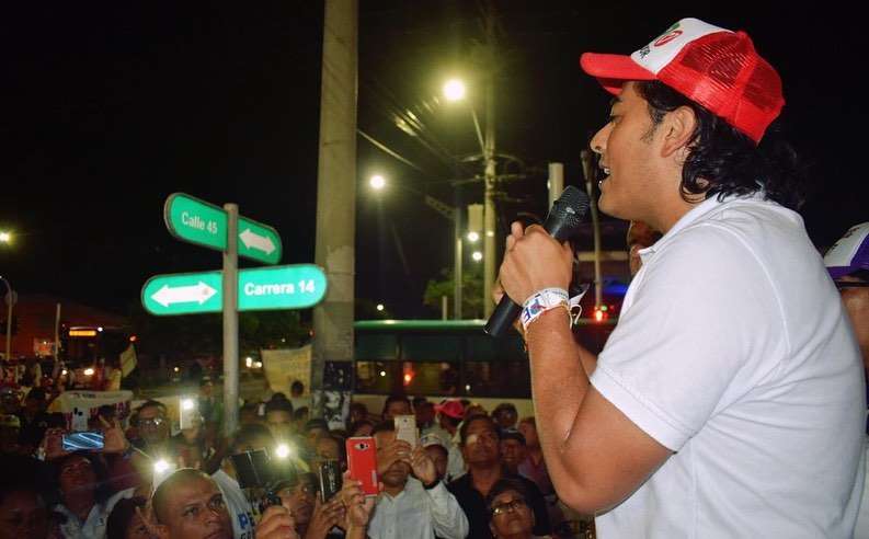 Nicolás Petro, hijo del presidente Gustavo Petro.