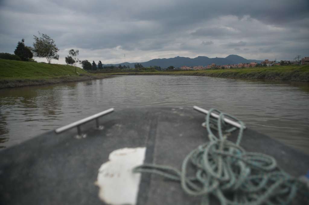 Recorrido de navegación del río Bogotá por parte de la CAR