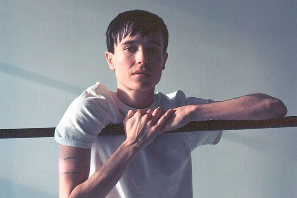 Elliot Page compartió primer foto en vestido de baño tras su mastectomía