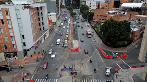 Conozca los nuevos cierres y desvíos en la Séptima por obras frente a la clínica Santa Fe