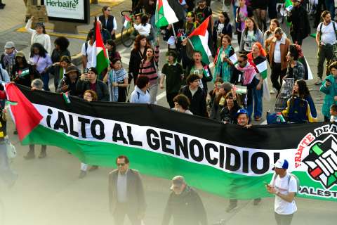 Marchar por Palestina es marchar por Israel