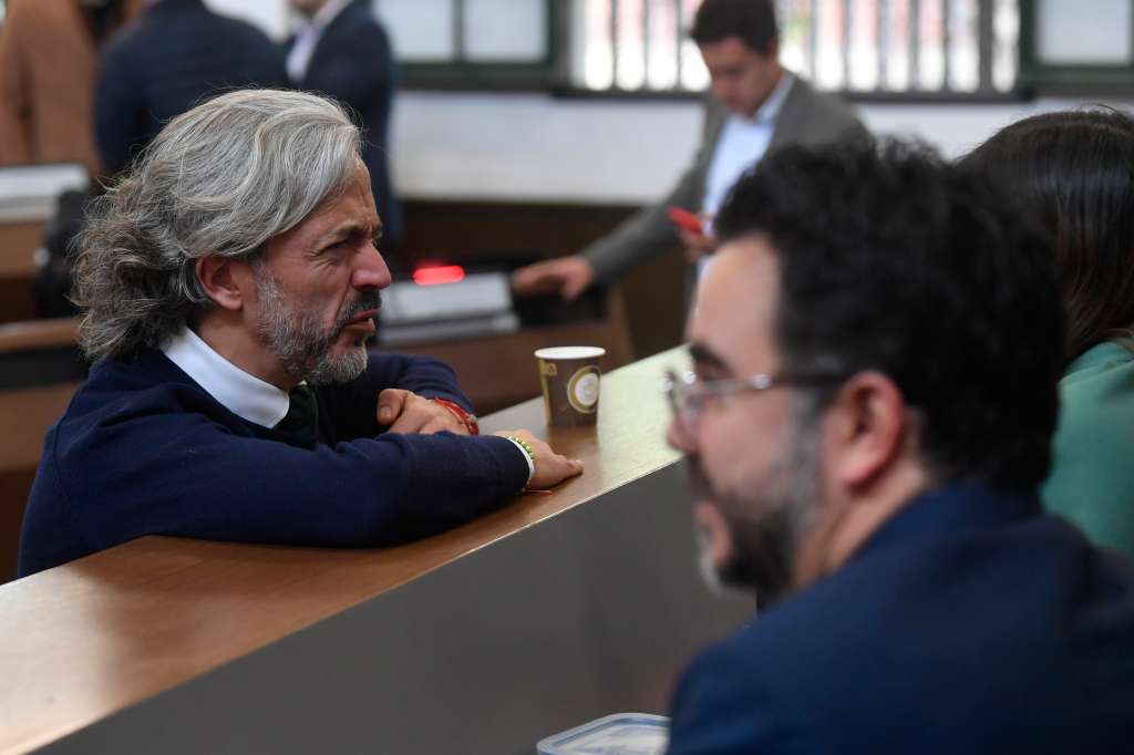 Concejal en el debate para aprobar el Plan Distrital de Desarrollo, en el Concejo de Bogotá.