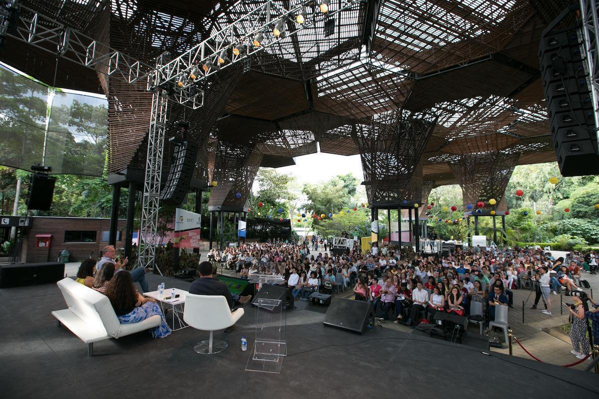 El Orquideorama del Jardín Botánico de Medellín es uno de los escenarios principales del Festival Gabo, que este año cumple su VII edición. / Cortesía Fundación Gabo