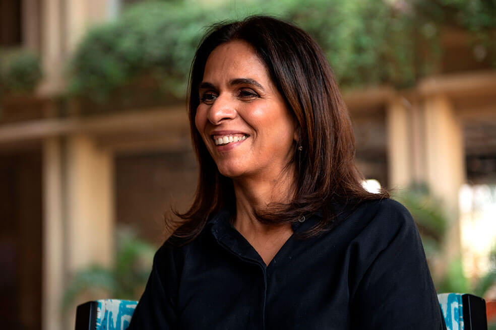 Anita Dongre, diseñadora de alta costura y novias. / Foto: AFP
