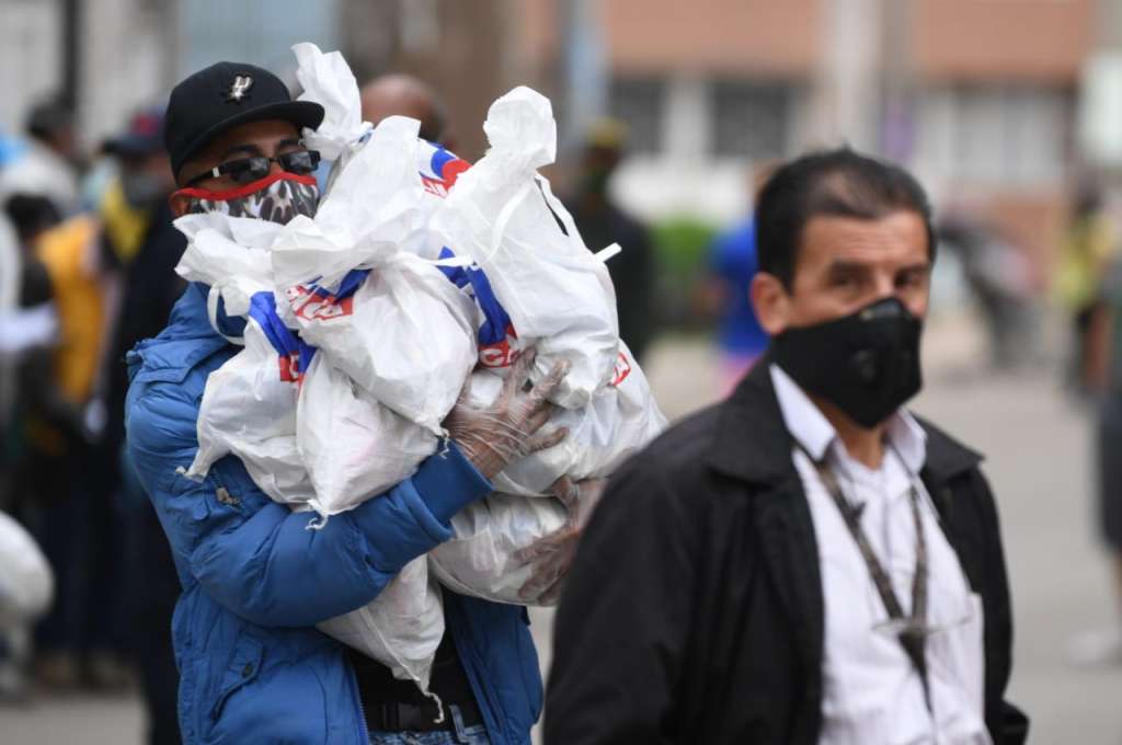 Bogotá Solidaria en Casa busca ayudar a al menos de 500.000 familias.  / Gustavo Torrijos - El Espectador. 