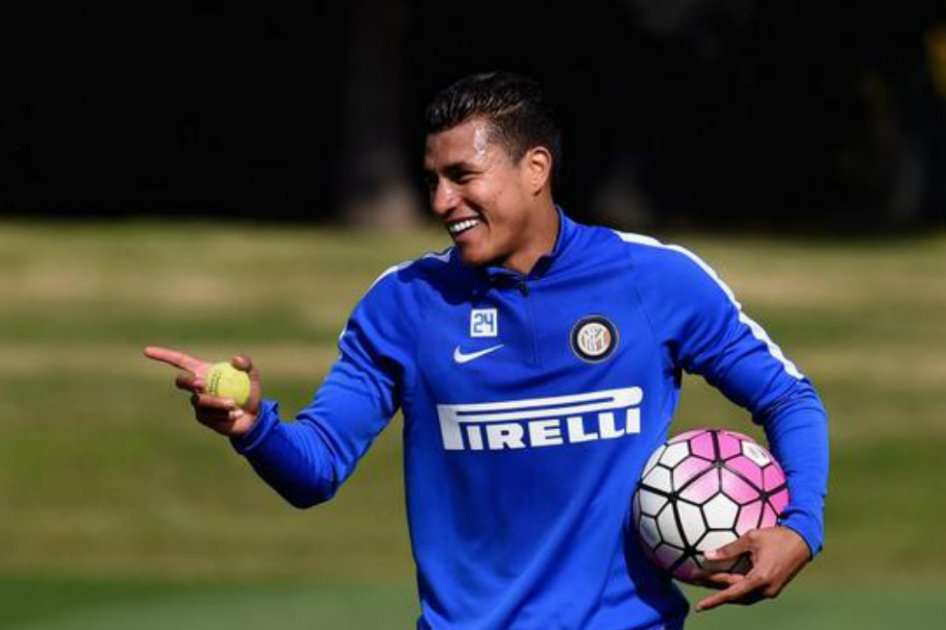 Jeison Murillo en el entrenamiento del Inter de Milán. / @Inter