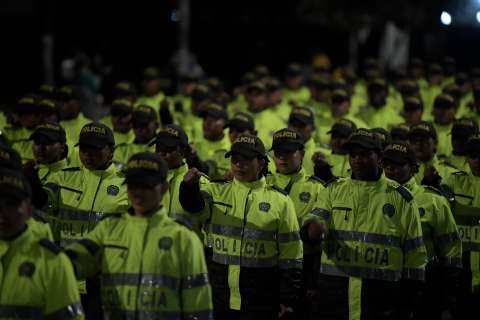 Bogotá recibirá incremento de 800 policías en los próximos seis meses