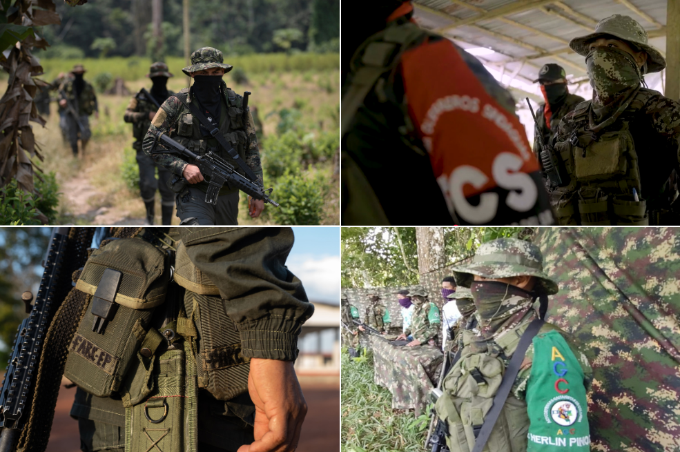 Grupos armados ilegales en paz total que están autorizados para ingresar a las ZUT.