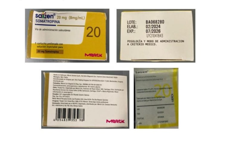 Fíjese bien en este medicamento, que originalmente es de Merck, que lo están falsificando