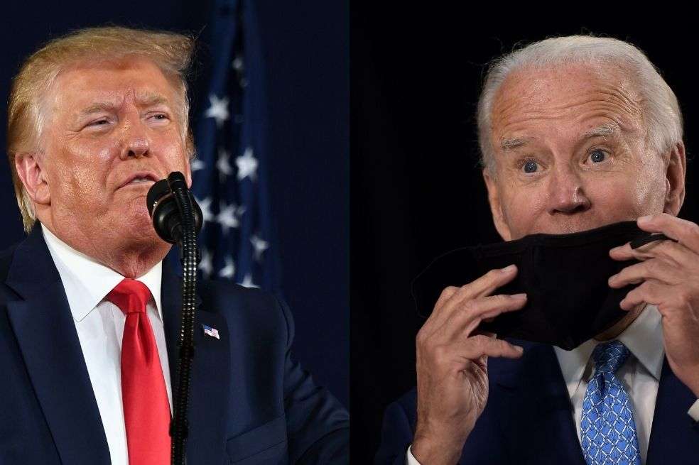 El presidente de Estados Unidos, Donald Trump, y el candidato demócrata a la presidencia, Joe Biden, se enfrentarán en las urnas en noviembre. / AFP