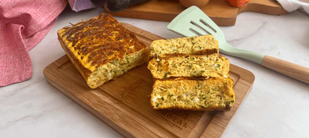 Torta de calabacín verde